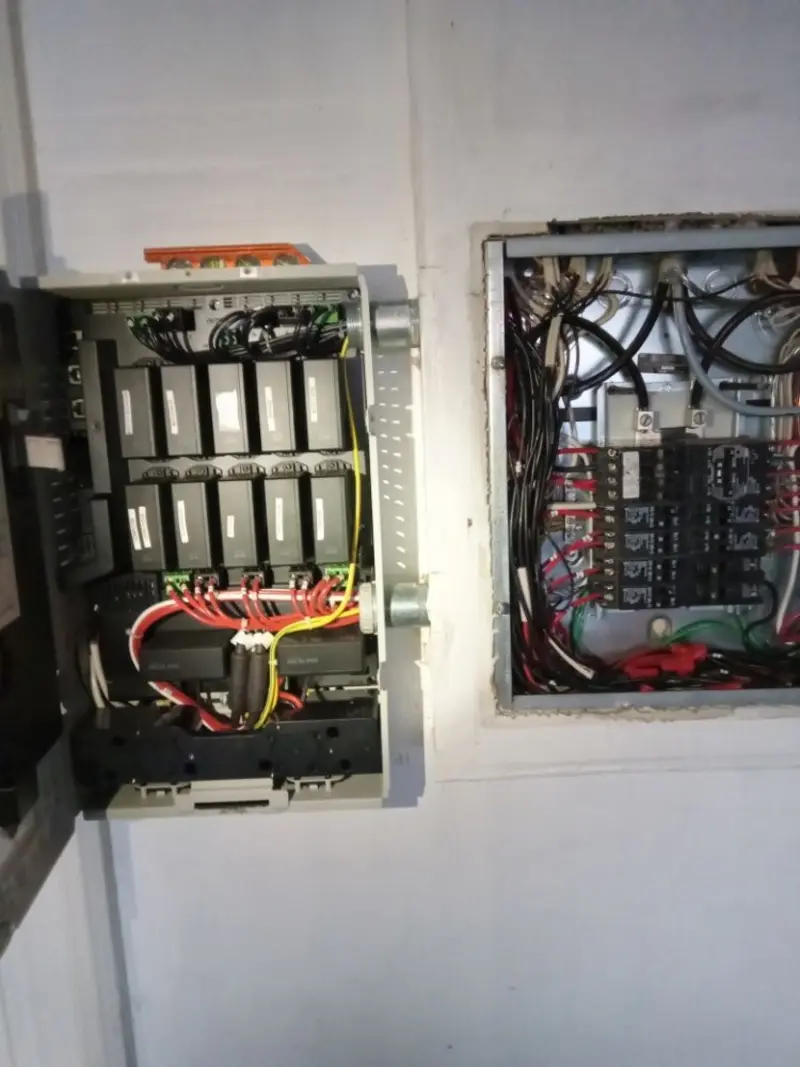 Electrical panel upgrade completed for Indoor Lighting Installation in LaSalle